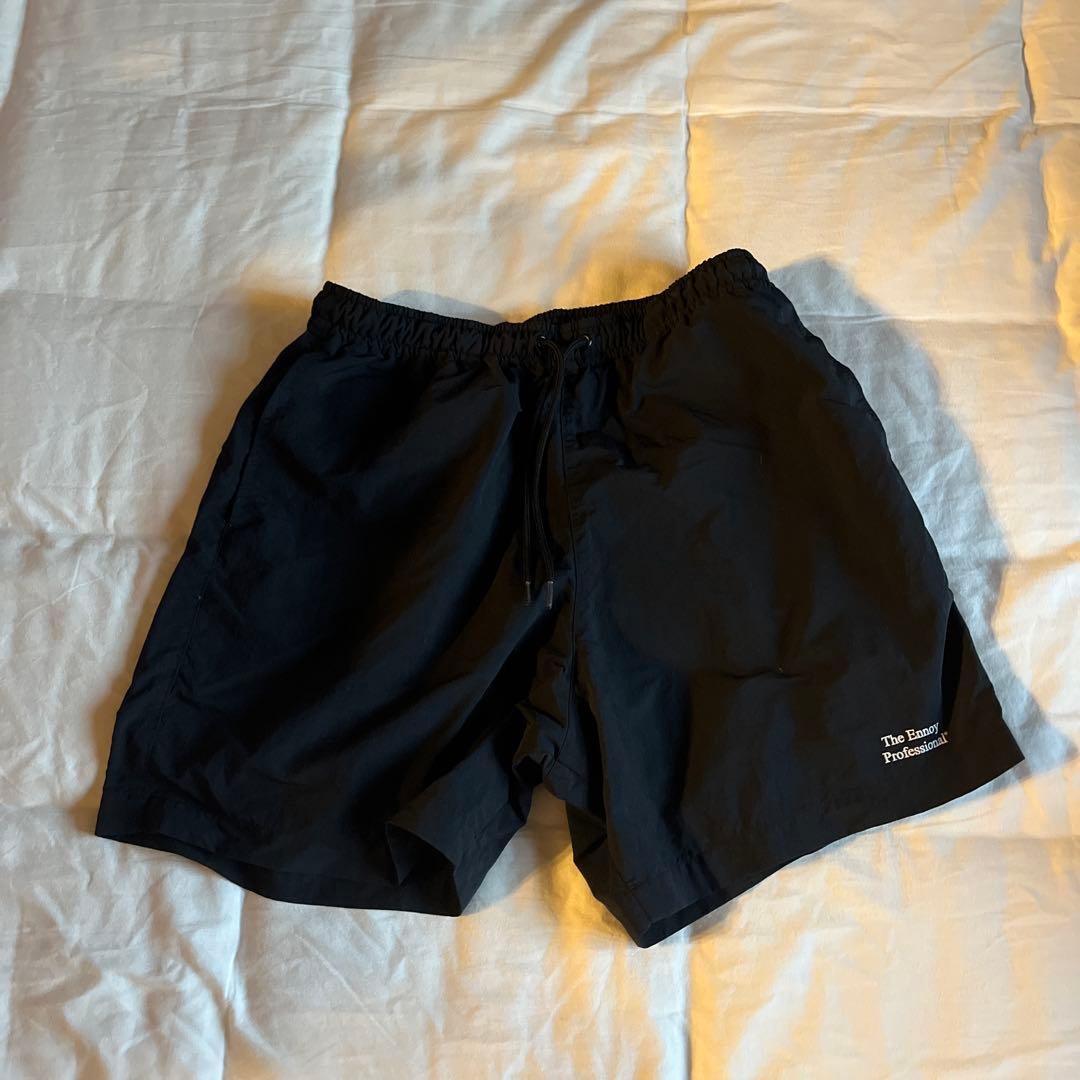 【美品】ENNOY Nylon Shorts Black Sサイズ 22ss