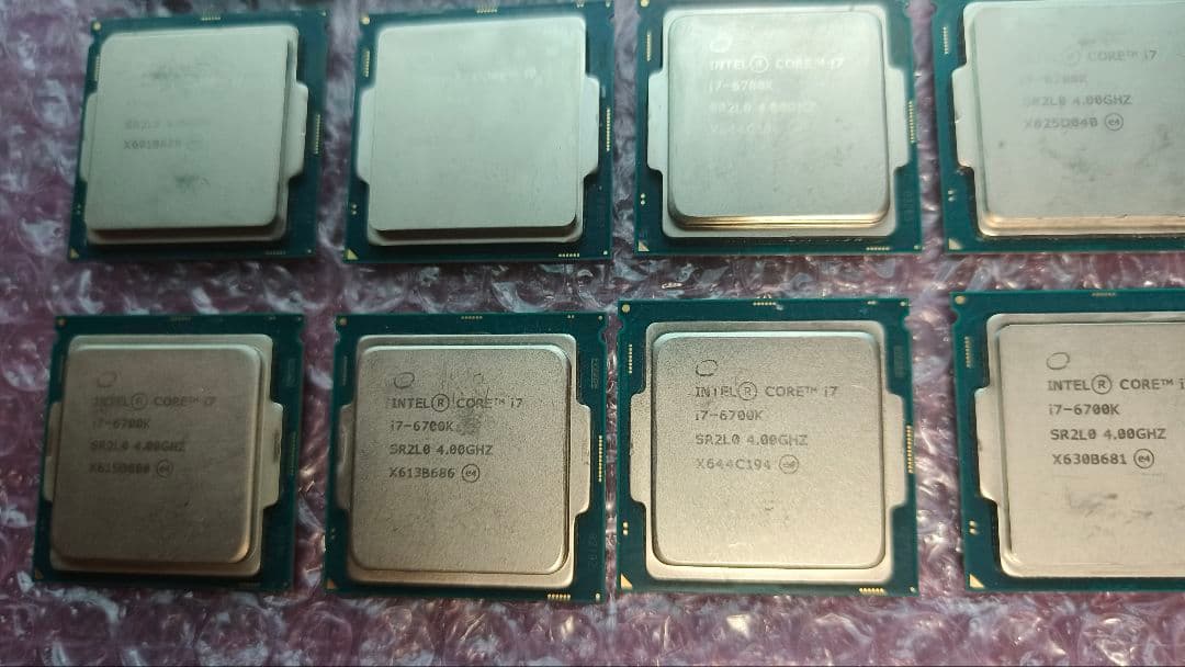 core i7 6700K 11個まとめ売り動作確認済み