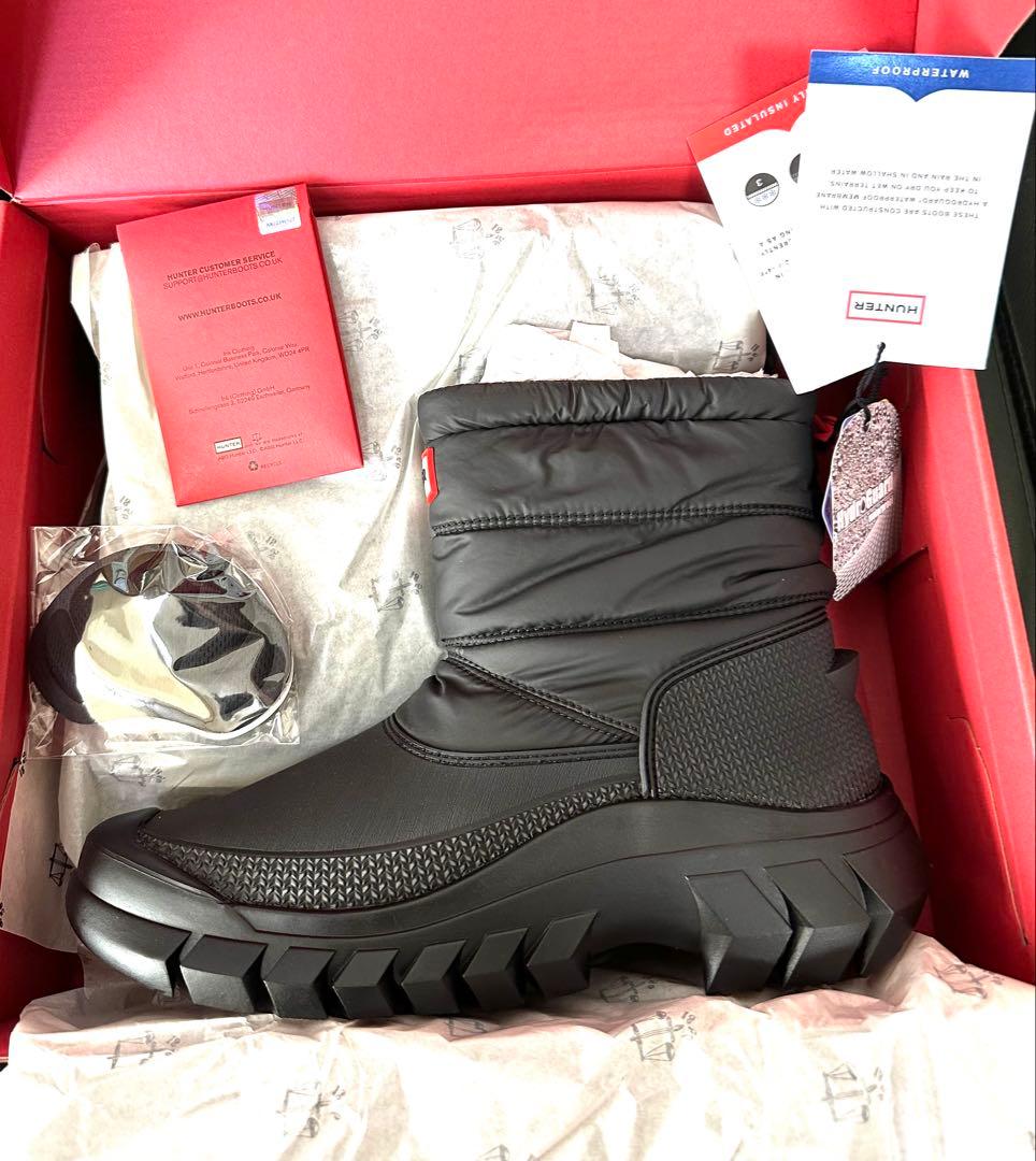 新品大特価HUNTER スノーブーツ ショート (24cm) 防水防寒