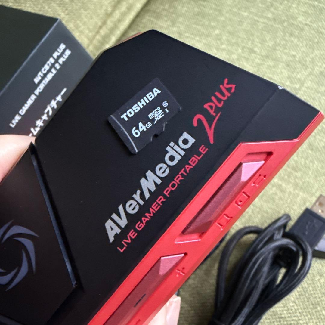 Avermedia ゲームキャプチャー AVT-C878 PLUS SD付き