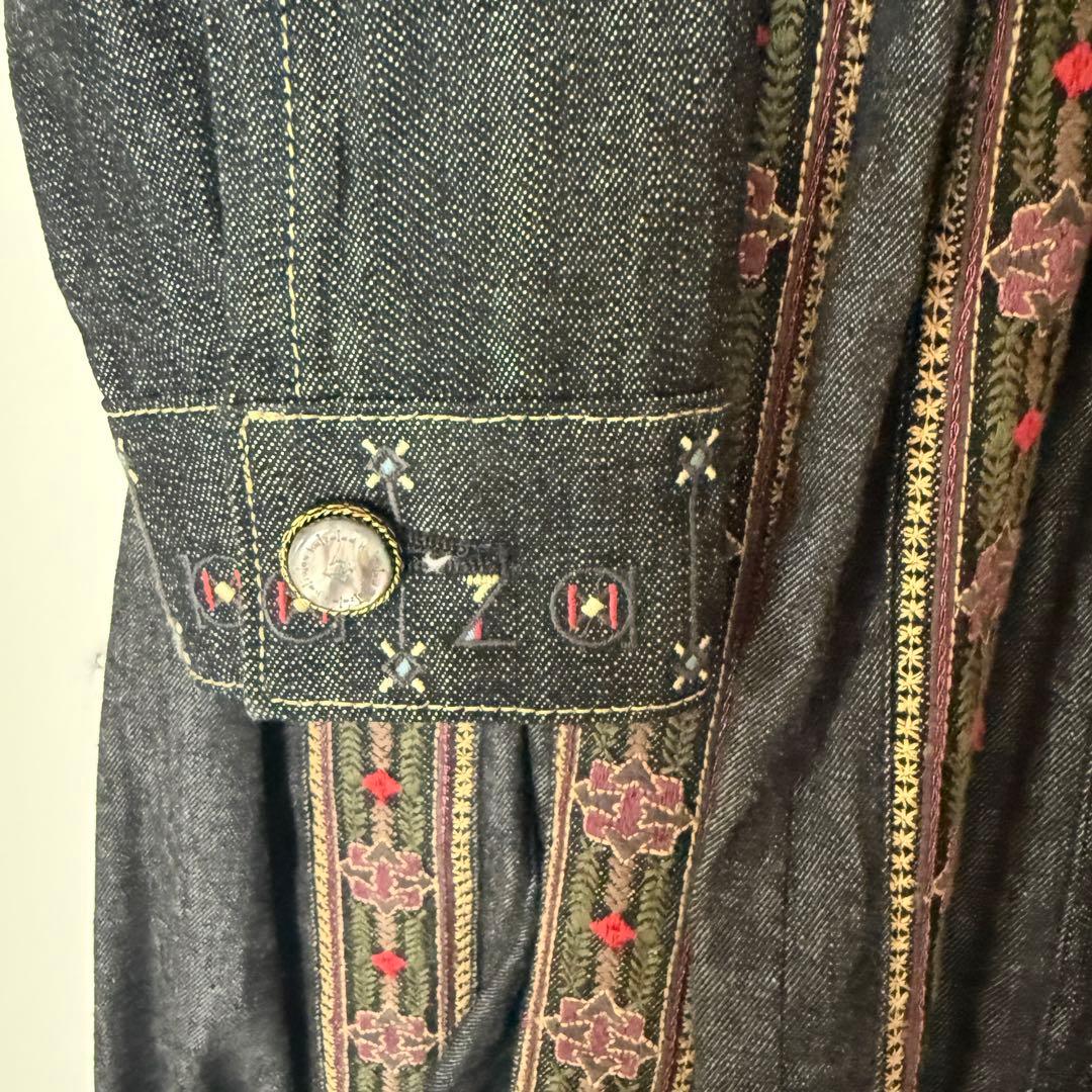 ha | za | ma 2021SC 繍美歴代王家に伝わるデニムワンピース