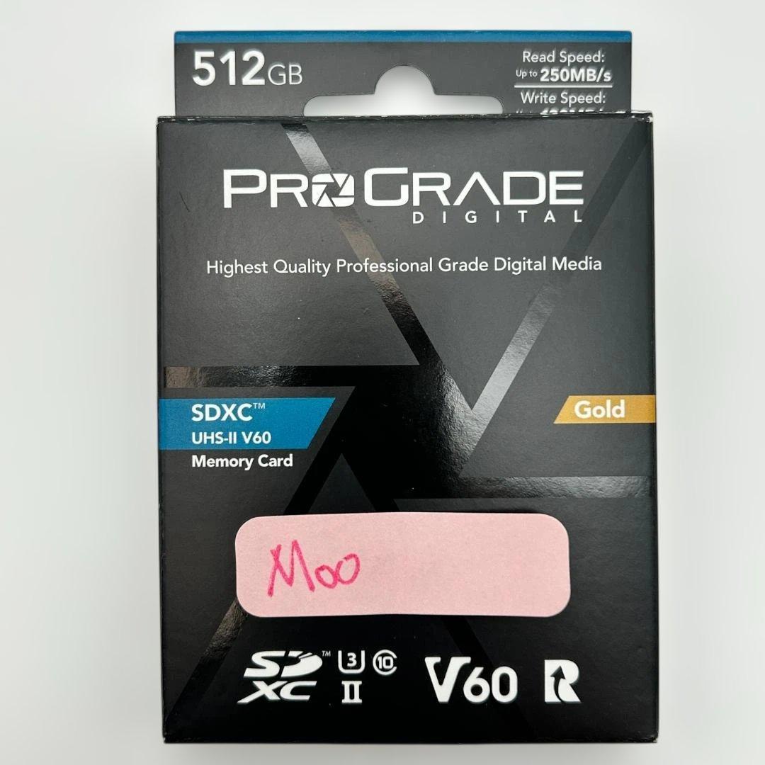 新品 ProGrade V60 Gold 512GB 正規品 定価4.6万