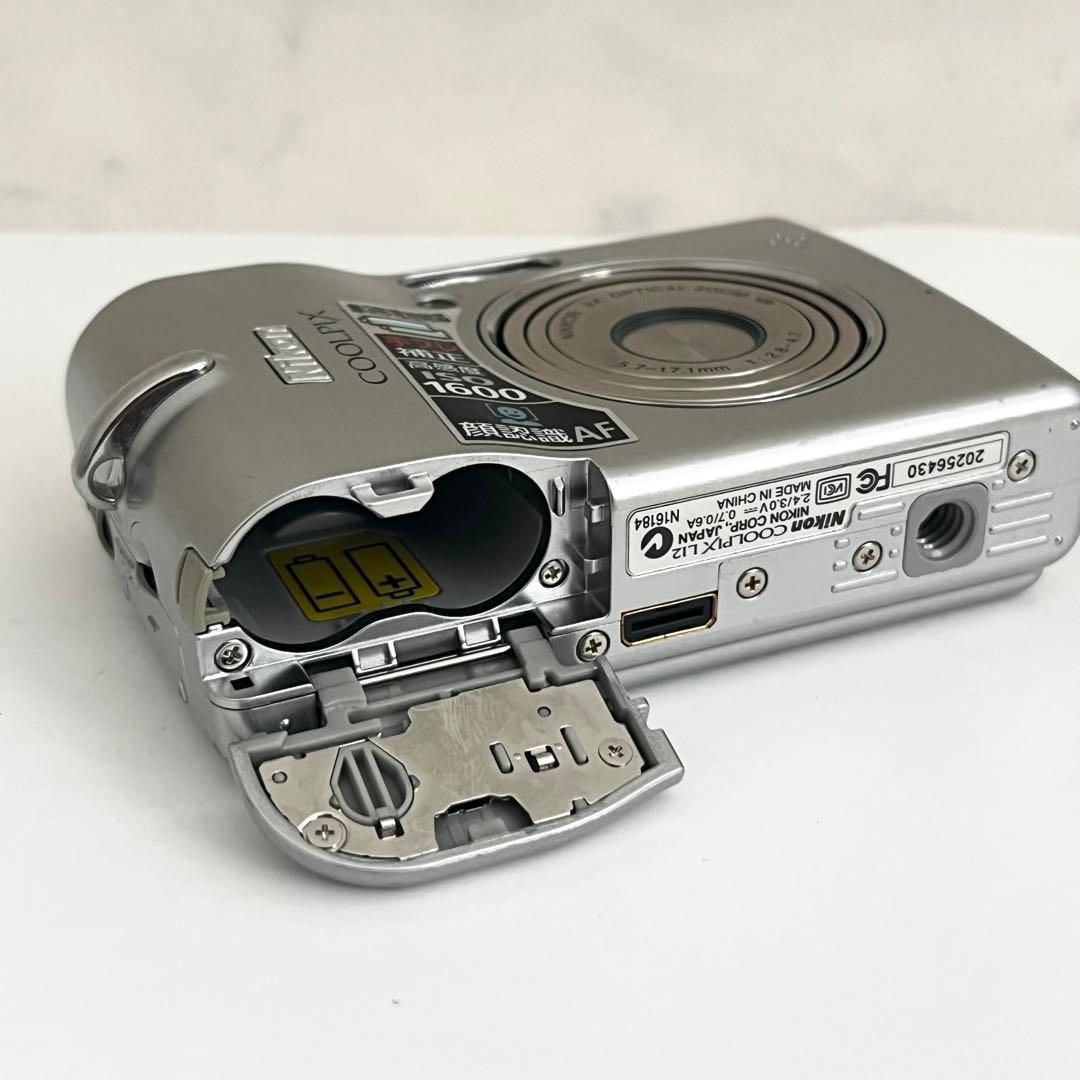 Nikon ニコン COOLPIX L12 シルバー 単3電池 平成 レトロ