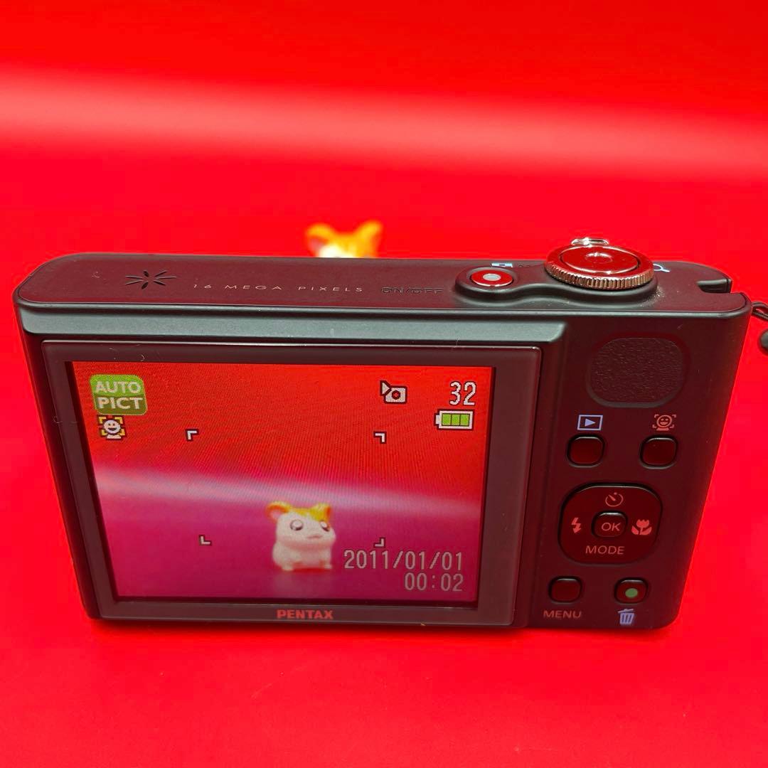 【動作確認済】PENTAX Optio RZ18 ブラック 光学18倍ズーム