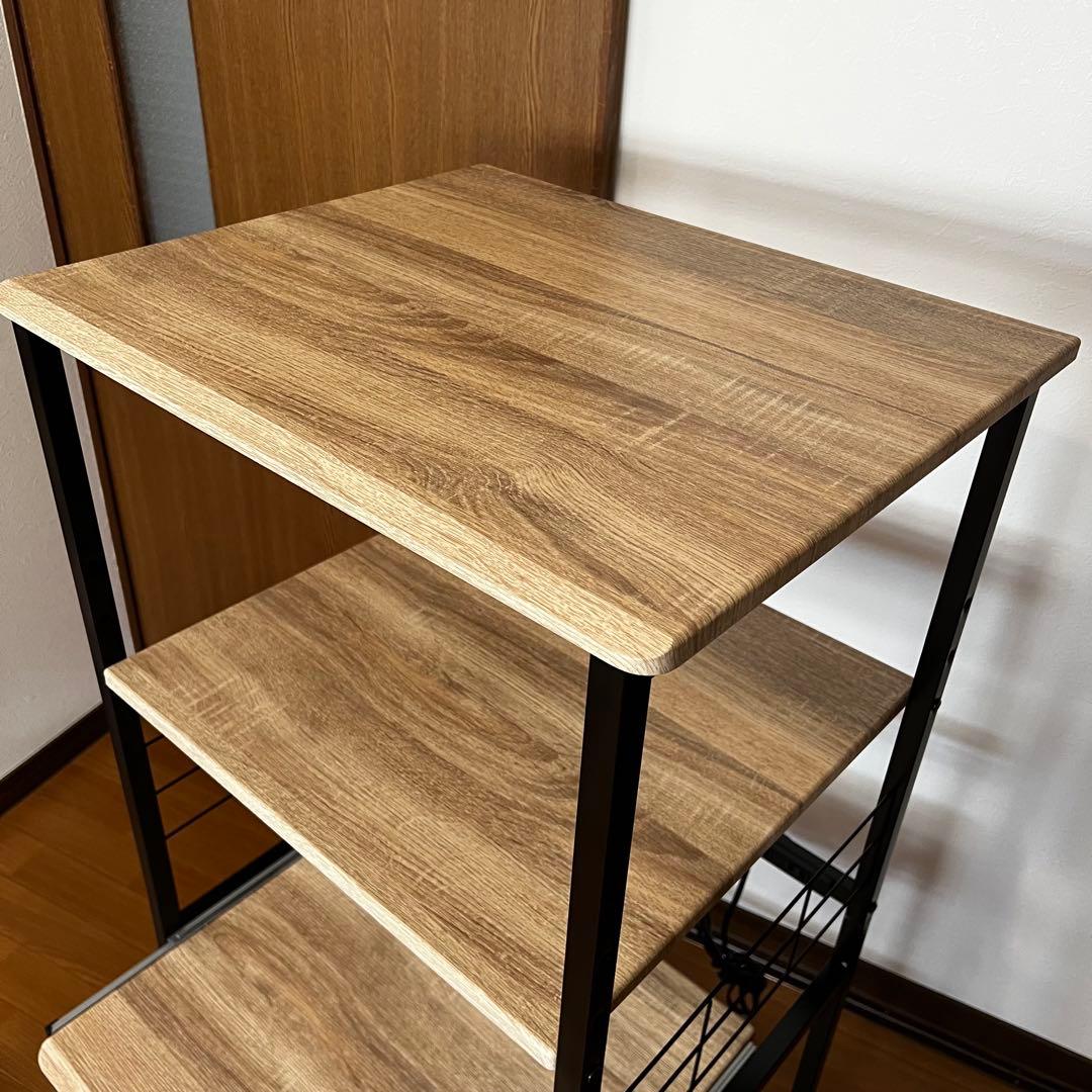 オープン収納棚 キャスター付き