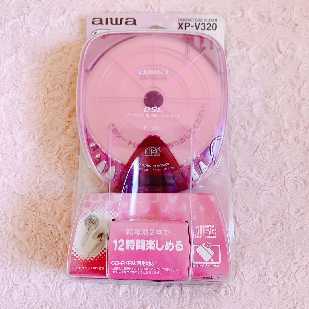 ⭐︎希少⭐︎ aiwa スケルトン 新品未開封 ポータブルCDプレーヤー 平成レトロ