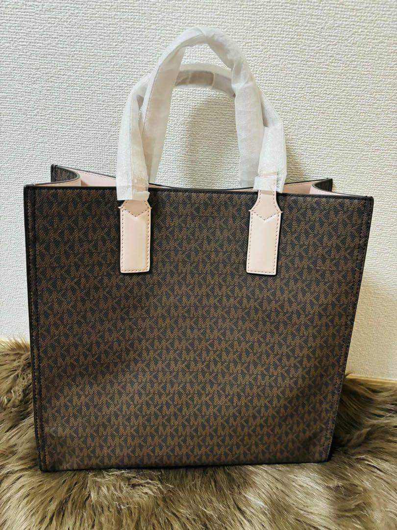 ☆新品未使用☆MICHAEL KORS トートバッグ ブラウン/ピンクタグ付き