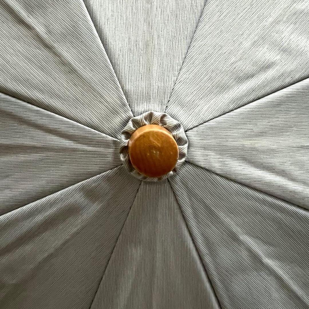 【完売品】サンバリア100 折りたたみ日傘 ２段折 コンビmoku 青 美品