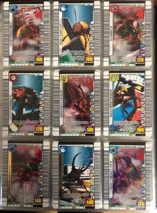 ムシキング　3億枚突破記念バージョン　ノーマル虫、アダー　フルコンプ　58枚