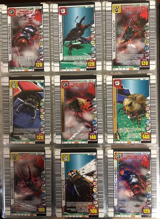 ムシキング　3億枚突破記念バージョン　ノーマル虫、アダー　フルコンプ　58枚