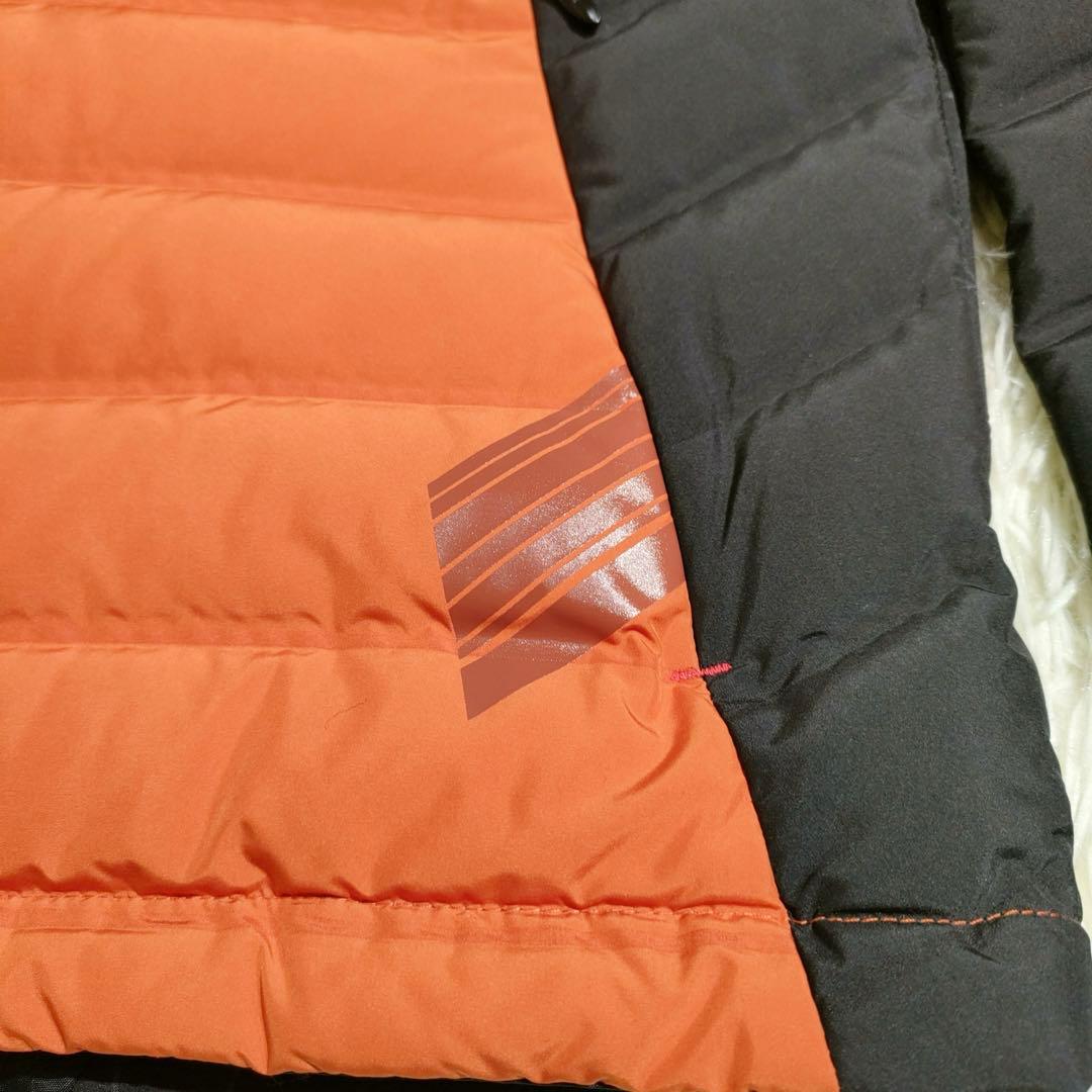 【極美品】クシタニ ホワイトグースダウンジャケット オレンジ Lサイズ