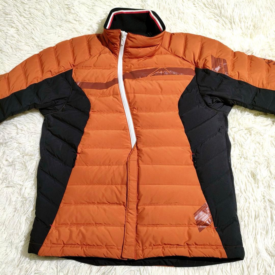 【極美品】クシタニ ホワイトグースダウンジャケット オレンジ Lサイズ