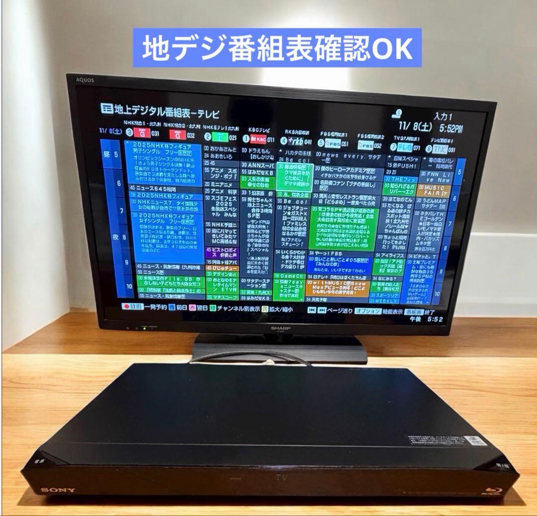 SONY BDZ-EW1100 ブルーレイレコーダー HDD 1TB 動作良好