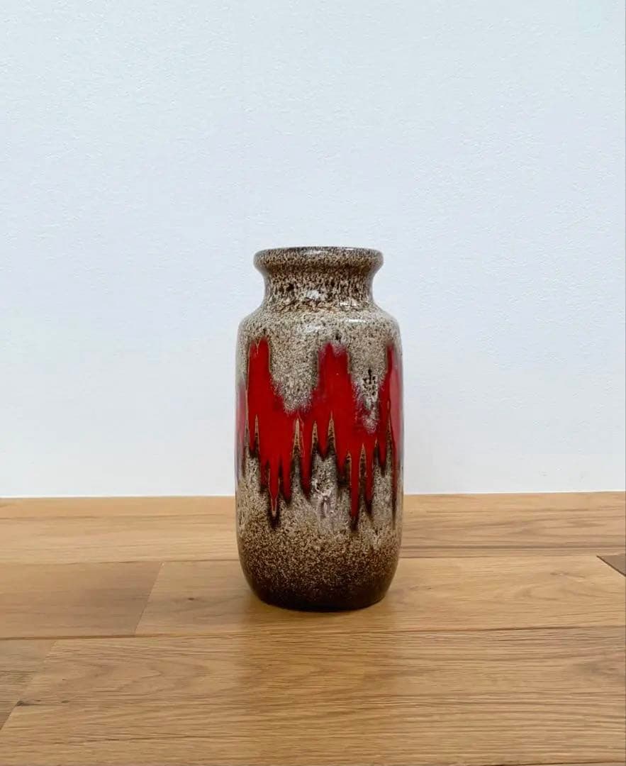 ドイツ　Fat lava Scheurich Lora 213-20花瓶