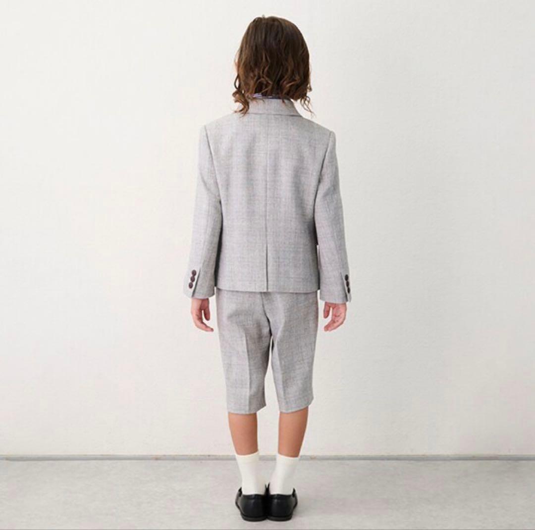 petit main グレージャケット+ショートパンツ