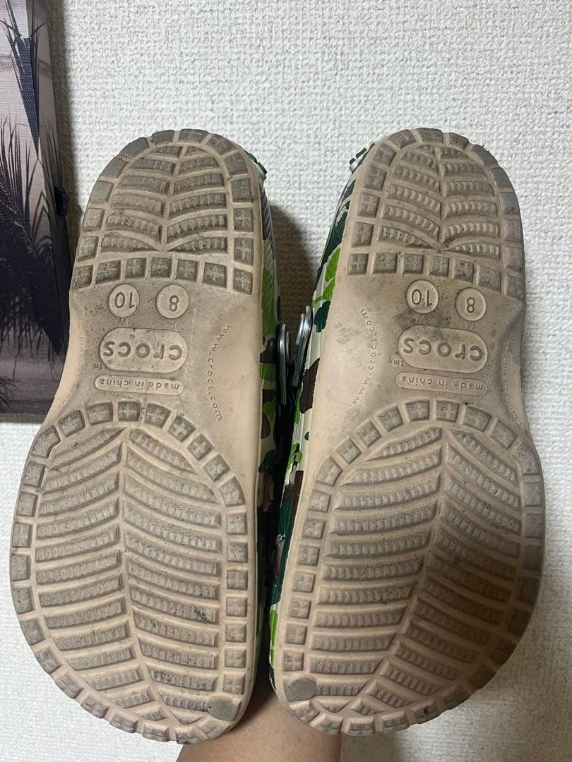 A BATHING APE®︎ × Crocs Clog（Green）