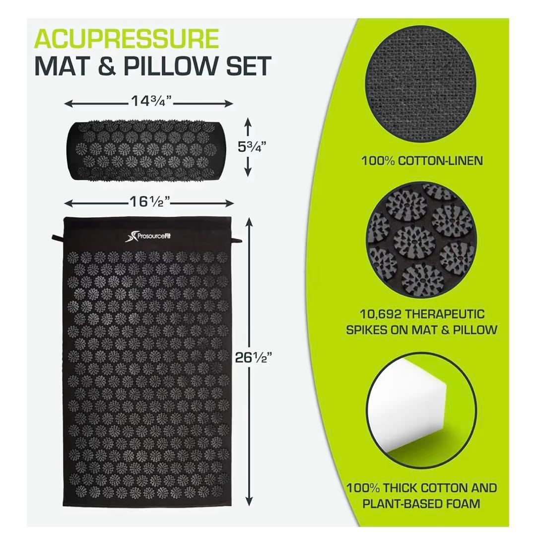 Prosource Fit シャクティ スパイクマット&ピロー セット