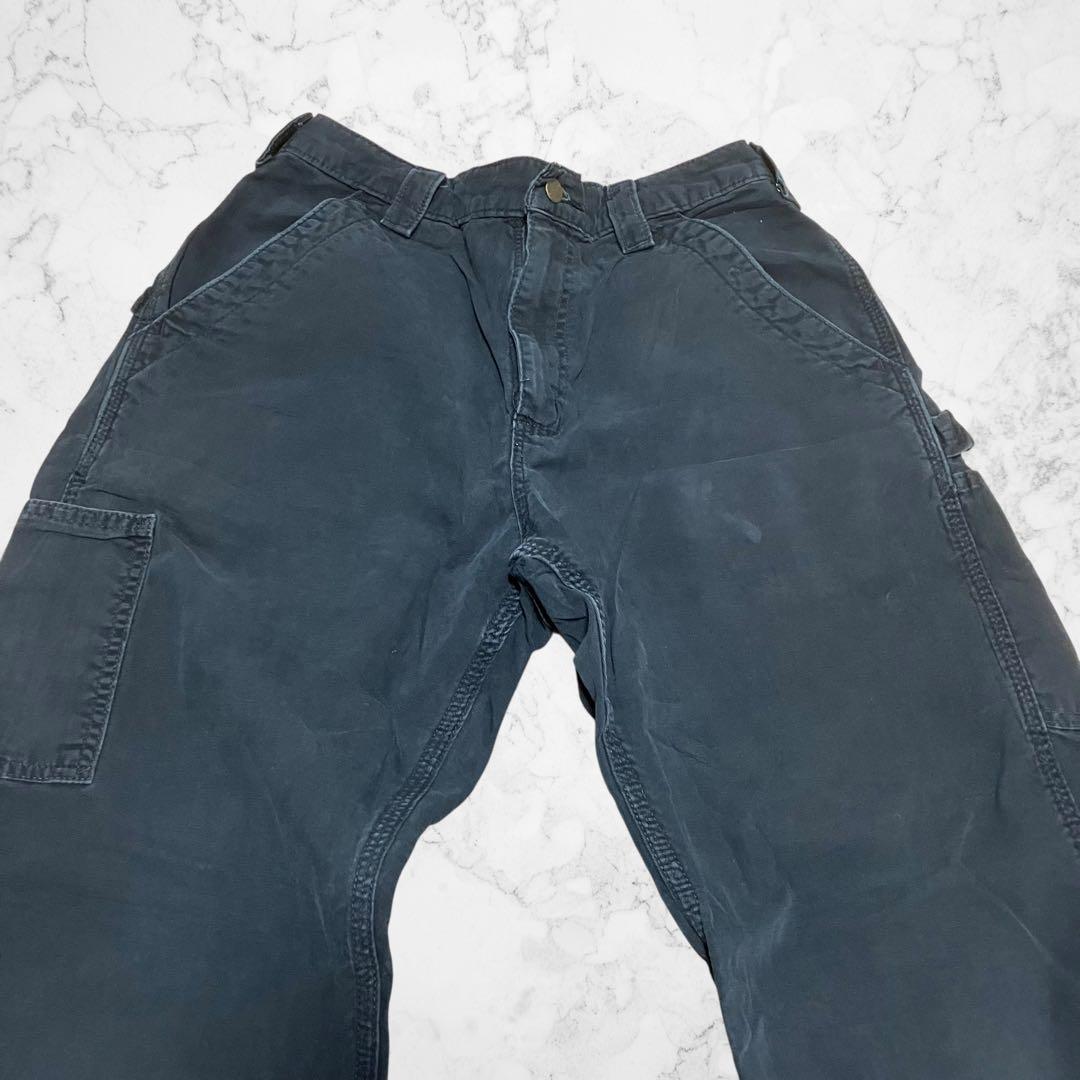 マ*ク様 carhartt ダック　ペインターパンツ　ブラック　ワークパンツ　3