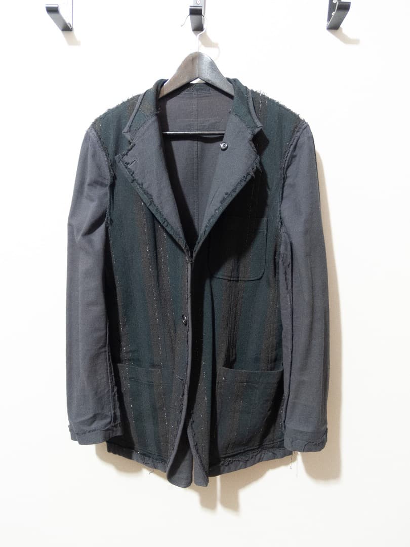 コムデギャルソンオム リバーシブル ツイード テーラードジャケット