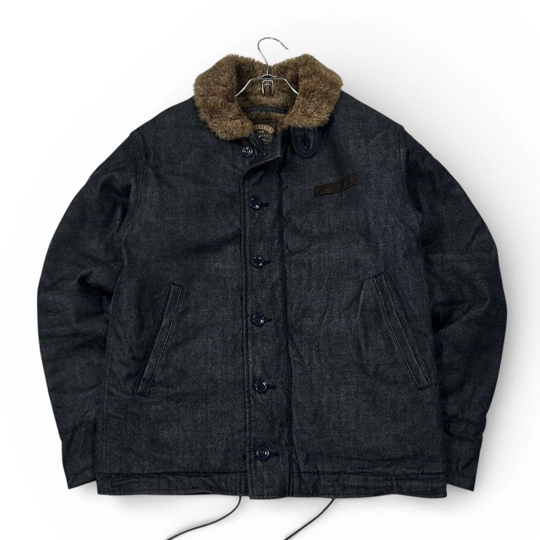 美品 日本製 KNACKERED N-1 デッキジャケット メンズM デニム地