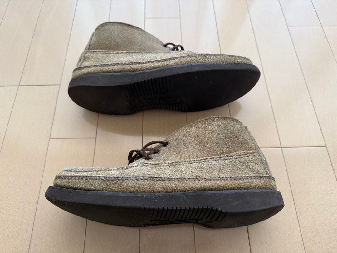 ラッセルモカシン ベージュ スエード モカシン 26cm