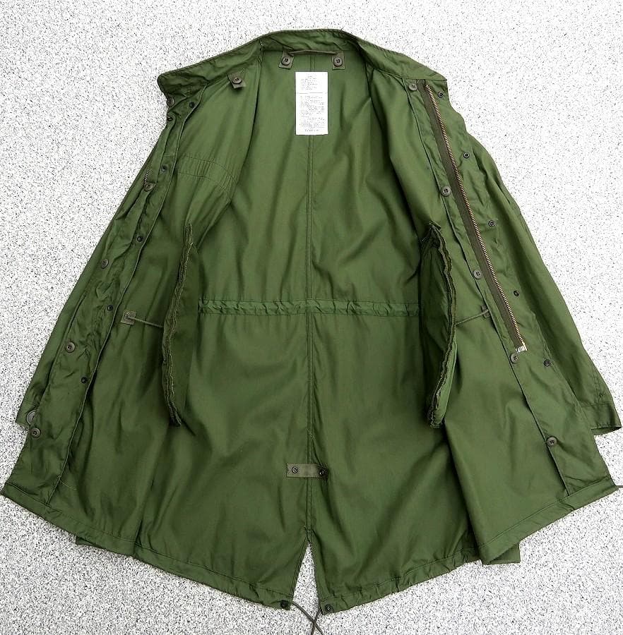 極上 M 米軍実物 80s M-65 モッズコート ライナー フード セット⑧