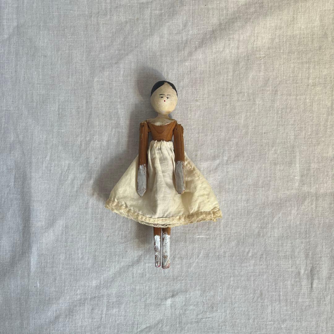 アンティーク　レア　小さい　ペグドール