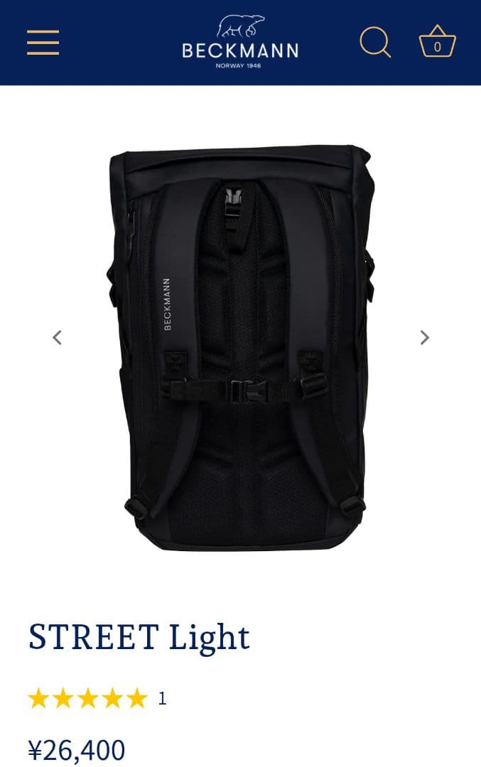 週末値引き［新品］BECKMANN STREET Light ブラック