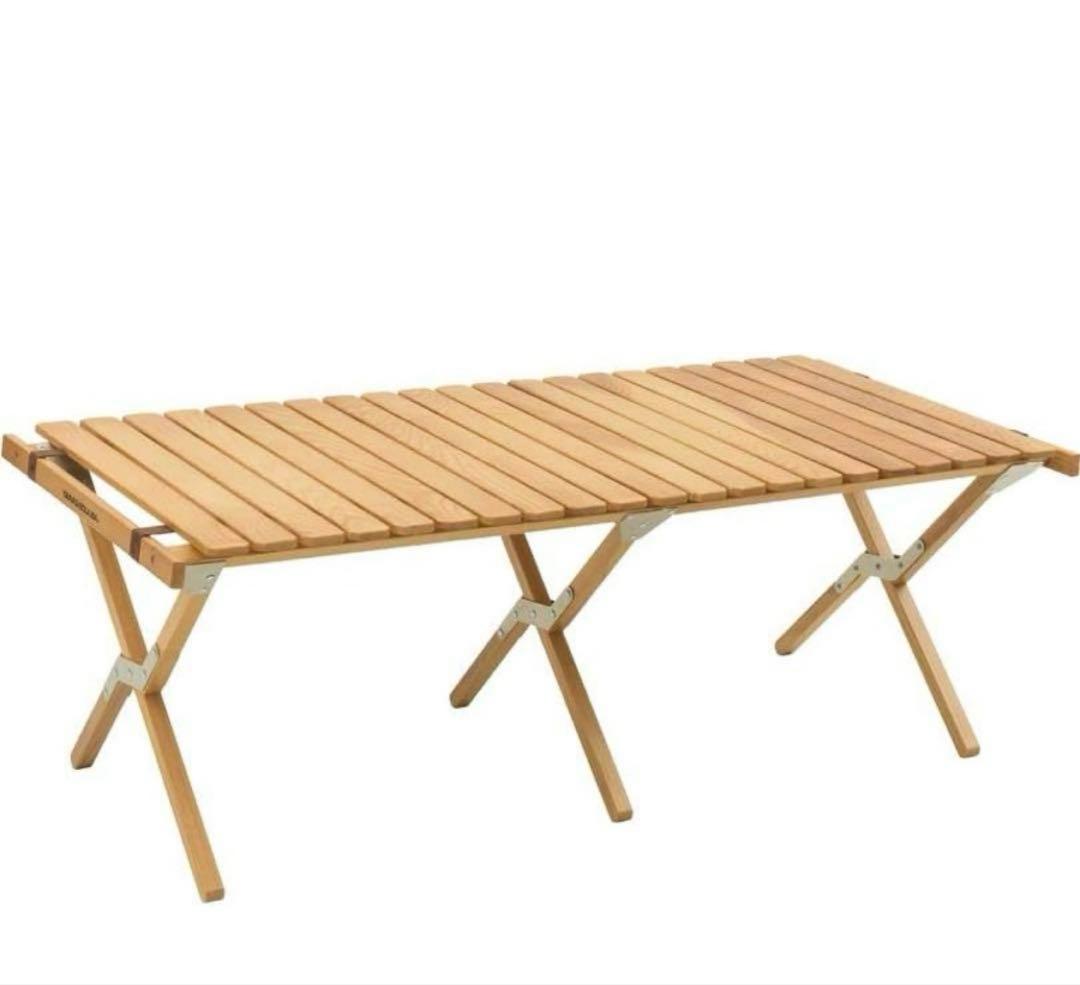 【美品】タラスブルバ　ウッドロールテーブル120