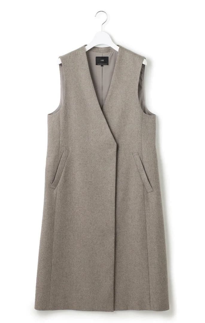 23区 ウールライクカルゼ ロングジレ