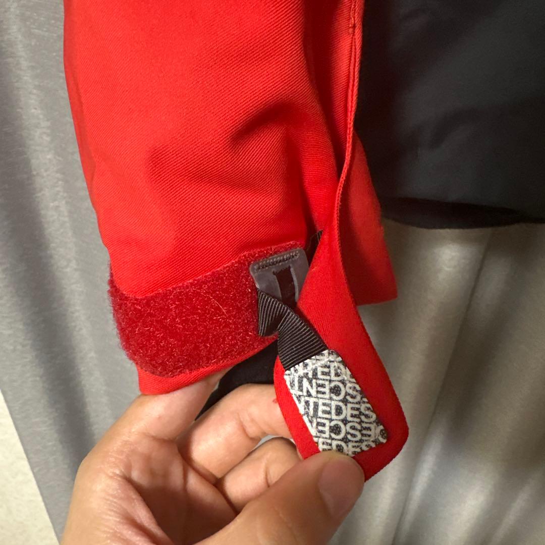 DESCENTE メンズ　M スキーウェア　上下セット　赤　スノボー