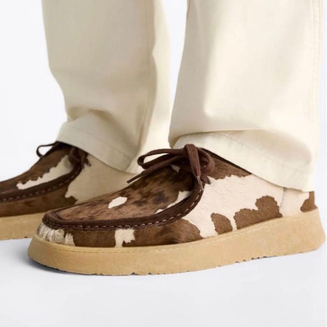 【極美品 激レア】Clarks × ZARA ワラビー ハラコ 定3.5万 43