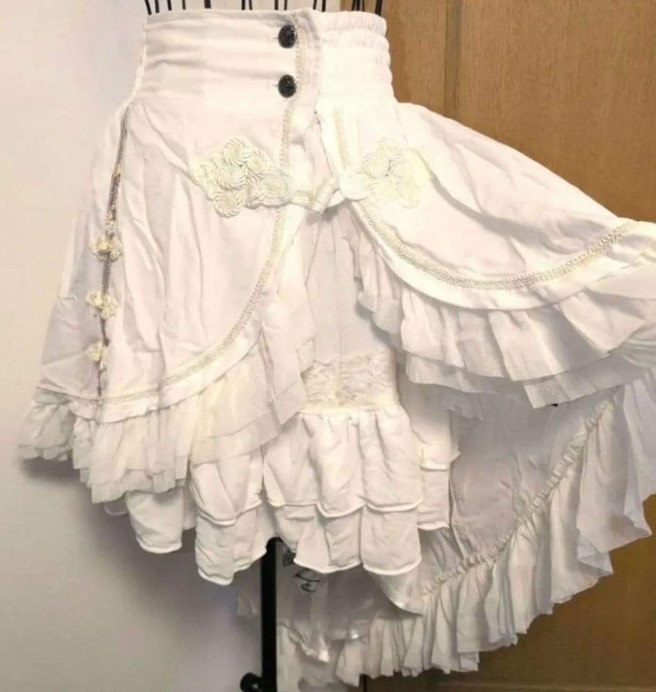 *新品タグ付* OZZONESTE チャイナ風フィッシュテールオーバースカート