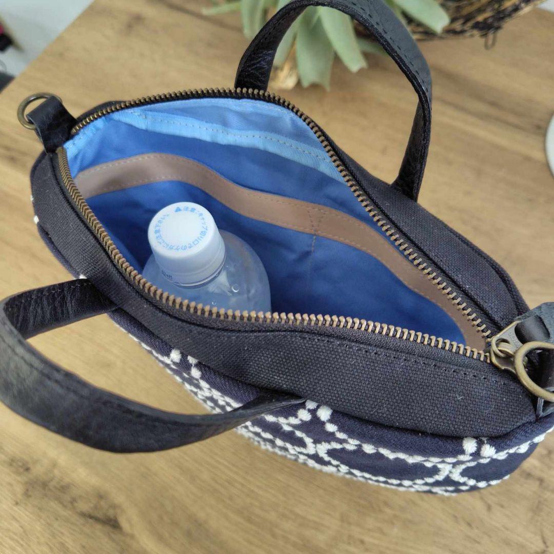 NEW！ミナペルホネン/tambourineタンバリンネイビーロングミニラウンド