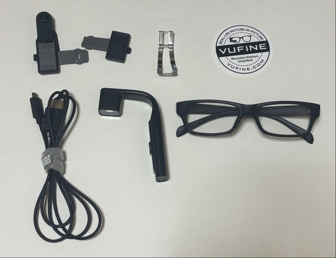 Vufine スマートグラス HDMIケーブル付き ブラック