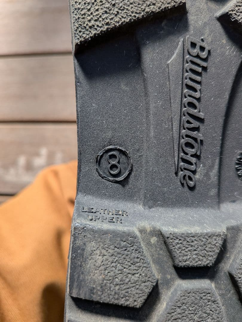 Blundstone ブラック サイドゴアブーツ