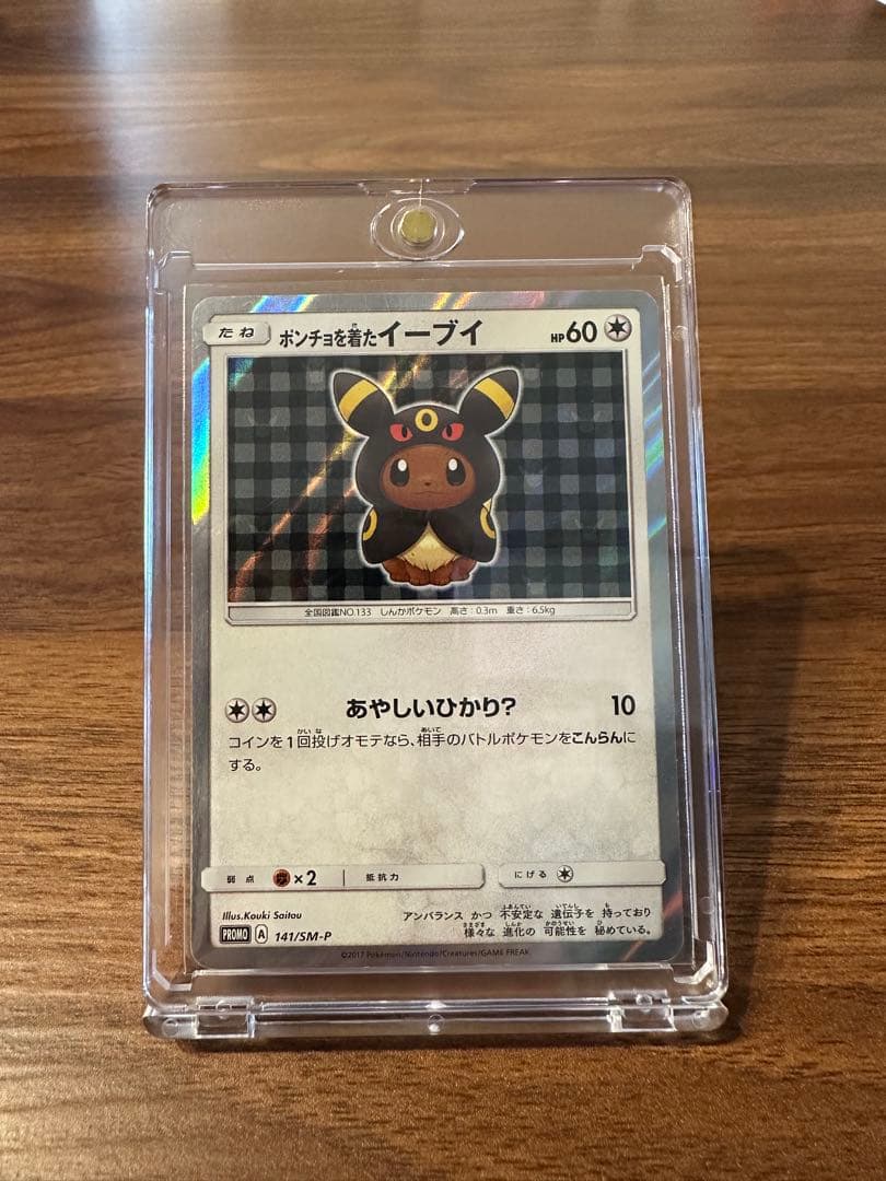 ポンチョを着たイーブイ (ブラッキー)