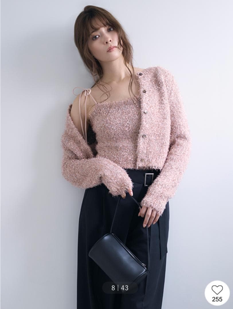 FRAY I.D ピンク カーディガン Z5609、ワンピースセット