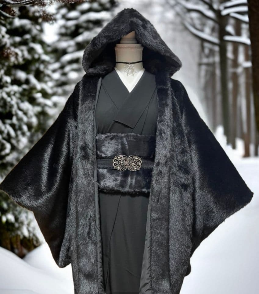 misamaru　フェイクファーフード羽織