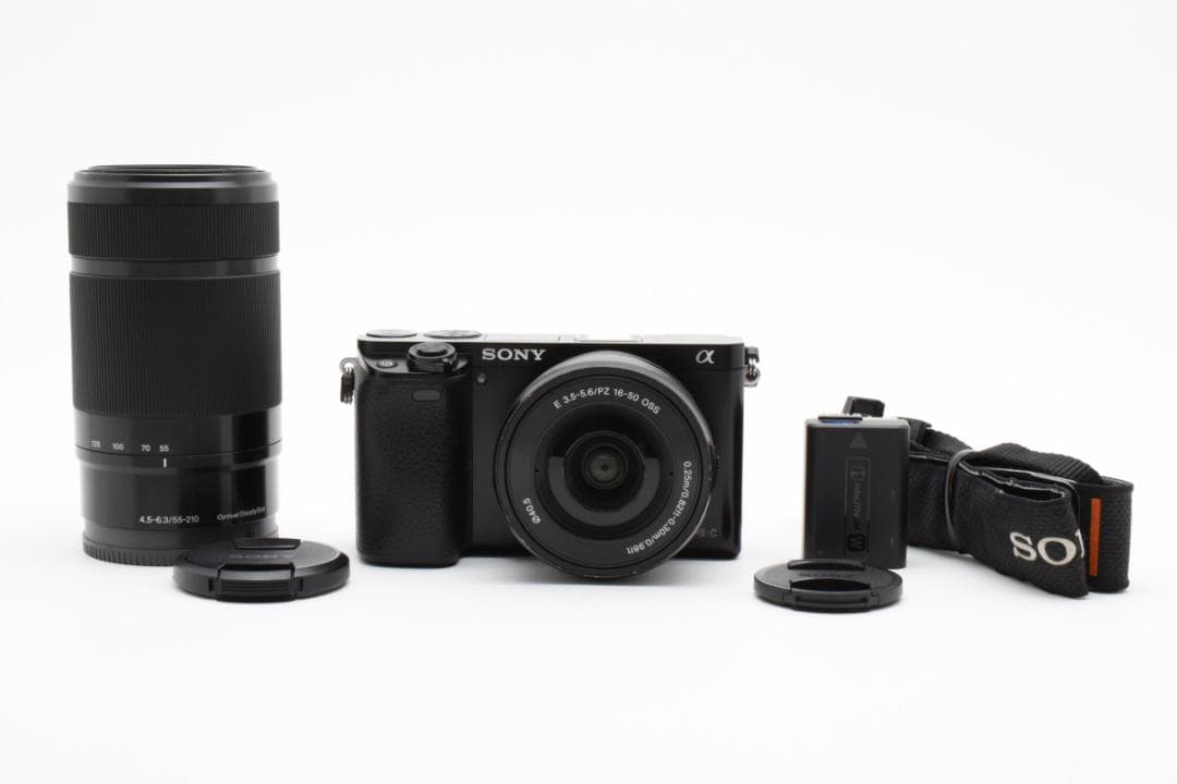 ソニー α6000 ダブル レンズキット デジタル 一眼 訳あり