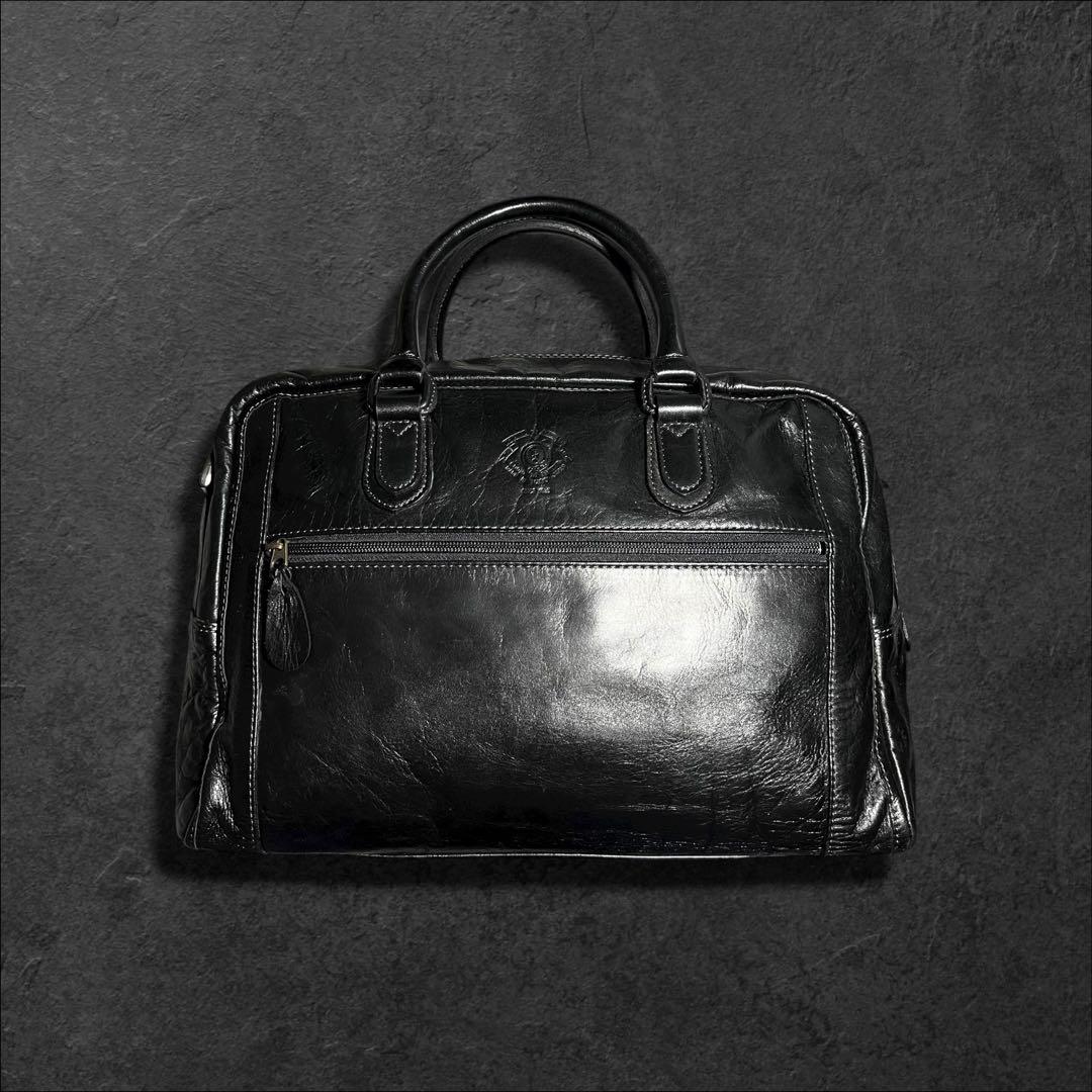 PORTER ポーター 黒 本革 ボストンバッグ CUOIO DI PORTER