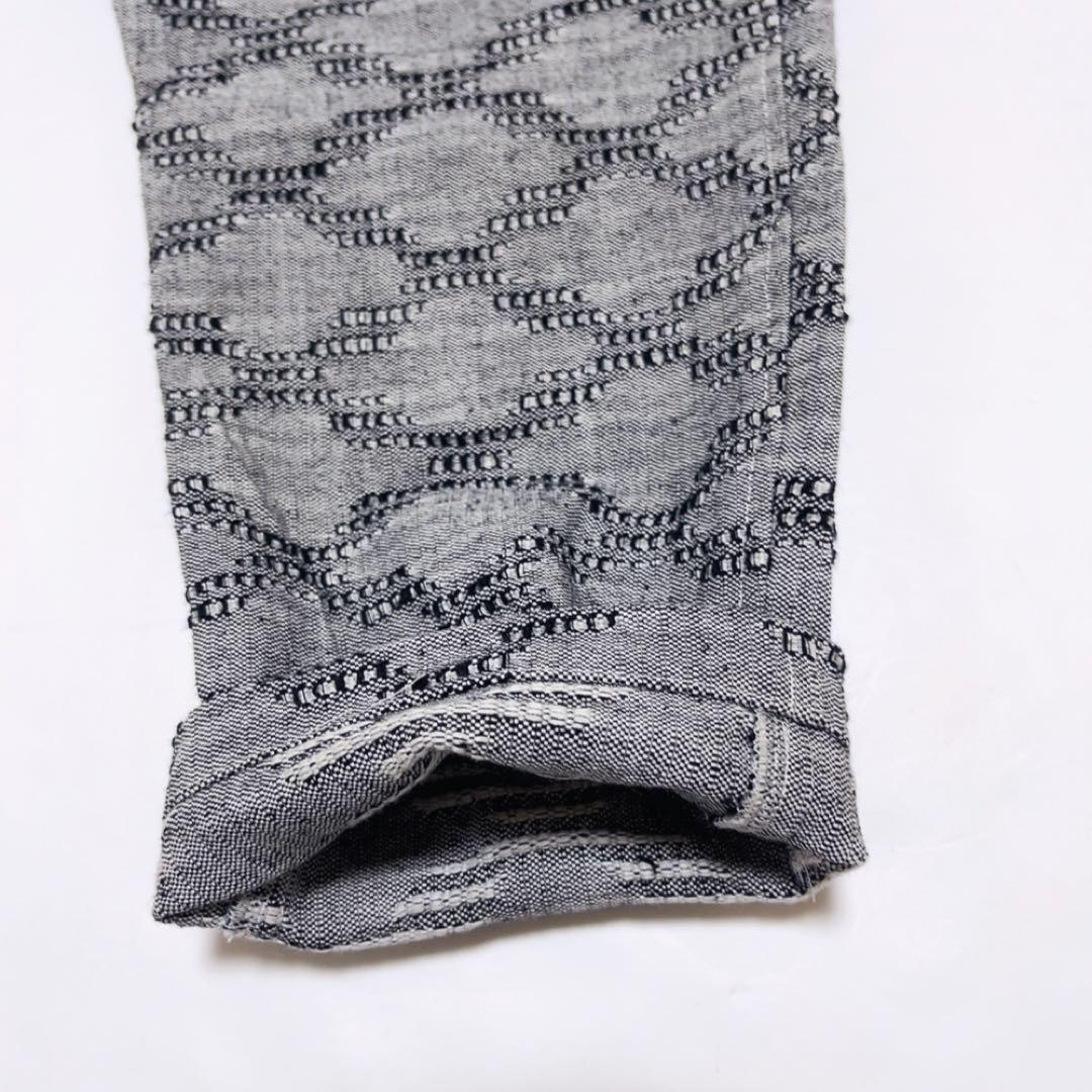 美品 YURTAO ユルタオ ジャガードパンツ グレー系 木下桃子 フリーサイズ