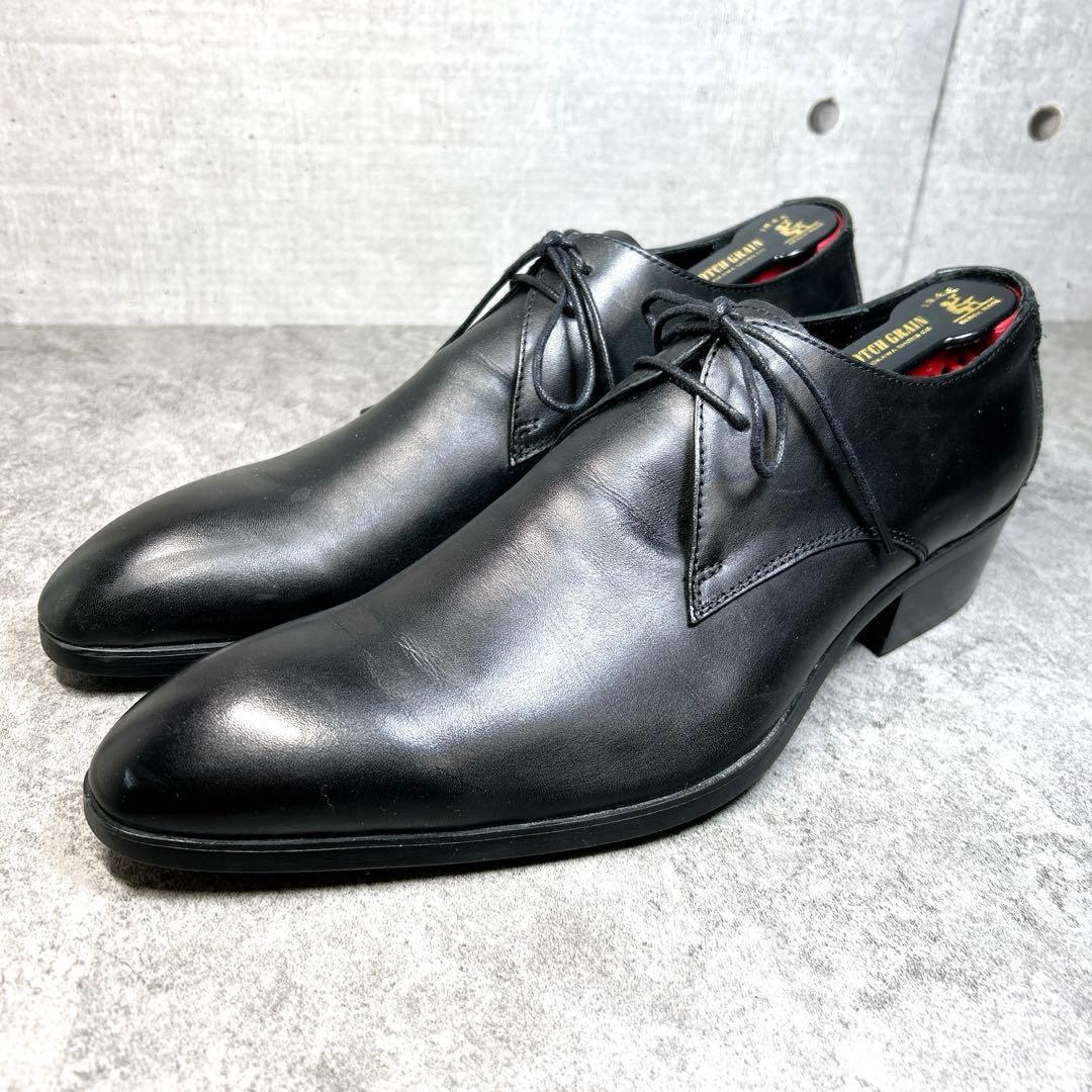 ほぼ新品【フープディドゥ】ドレスシューズ/革靴/プレーントゥ/ビジネスシューズ◎