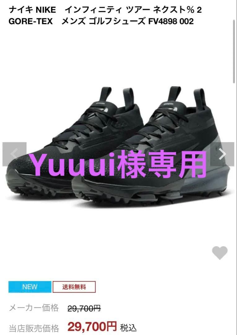 Nike GORE-TEX ブラック シューズ(男性用)