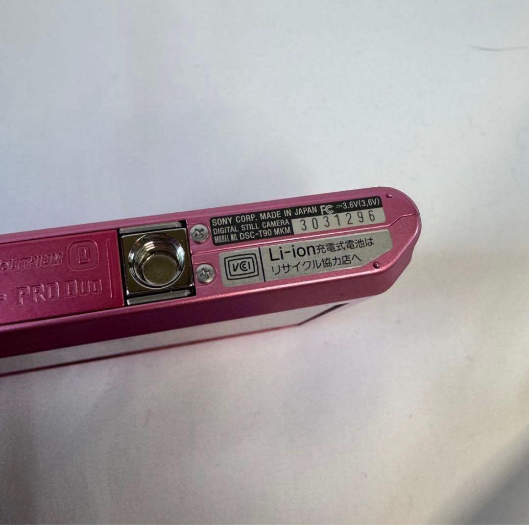【動作確認⭕️】SONY Cyber-shot DSC-T90 デジカメ ピンク