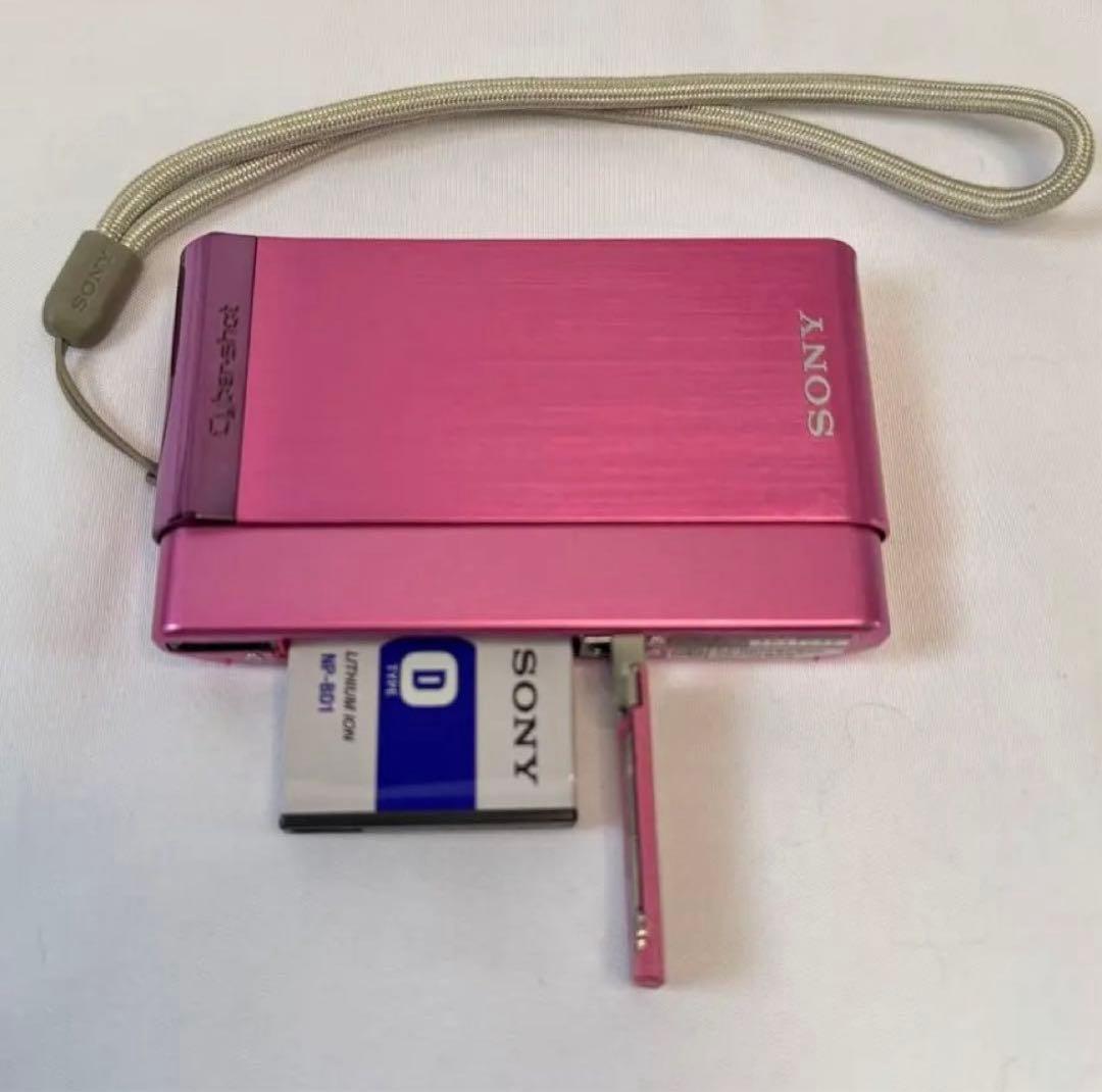 【動作確認⭕️】SONY Cyber-shot DSC-T90 デジカメ ピンク