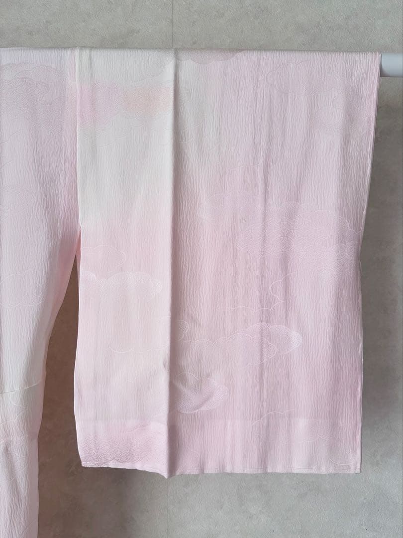 G06 未使用 丹後ちりめん 洗える正絹 絹100% 長襦袢 裄67.5