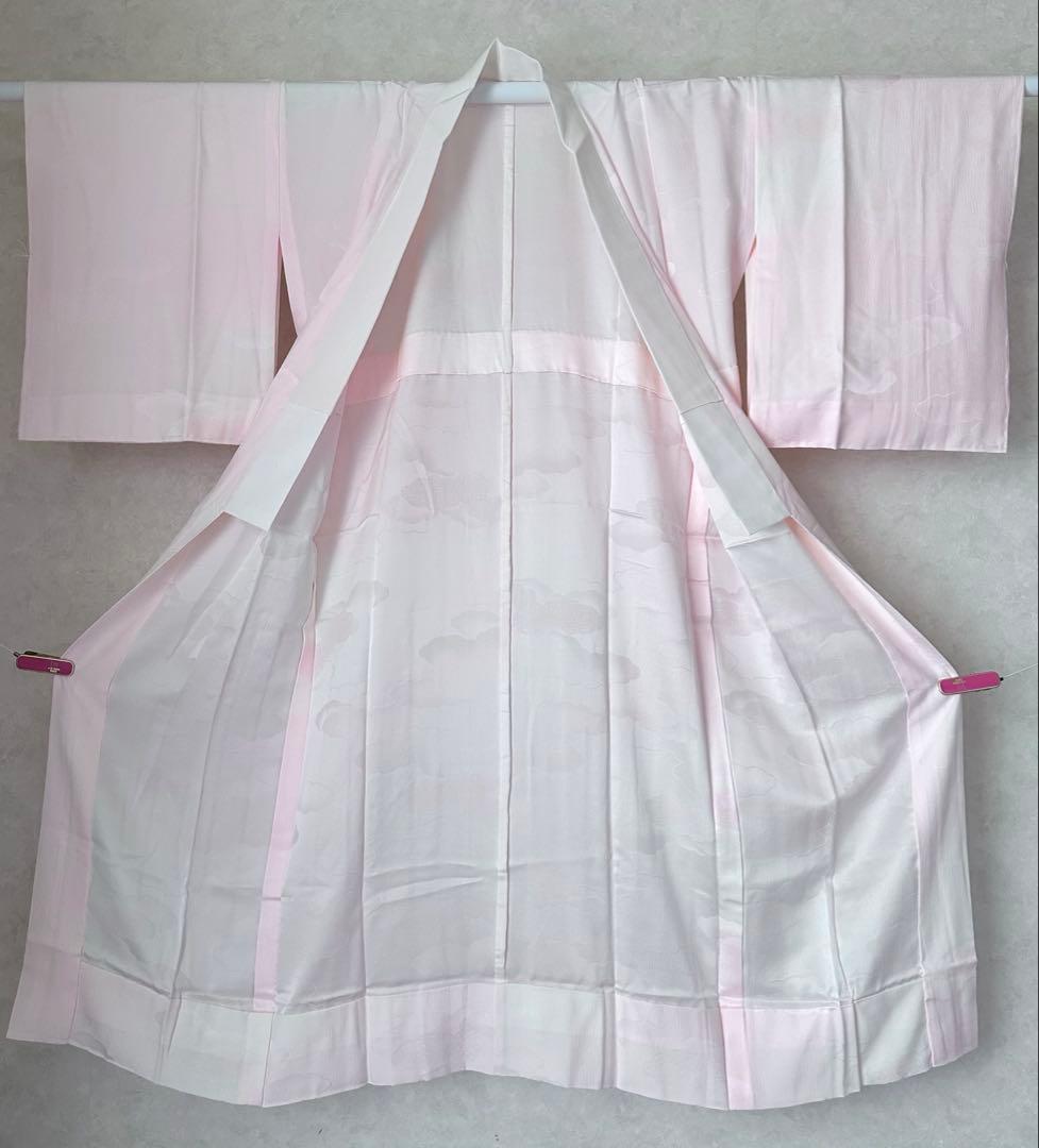 G06 未使用 丹後ちりめん 洗える正絹 絹100% 長襦袢 裄67.5