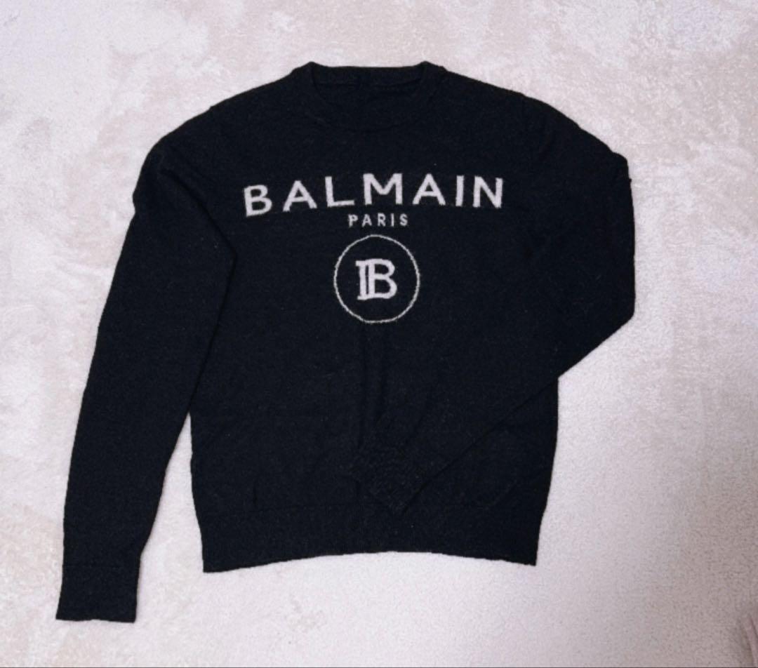 BALMAIN ブラック セーター S