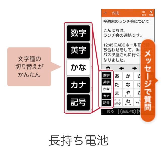 京セラ　BASIOスマートフォン